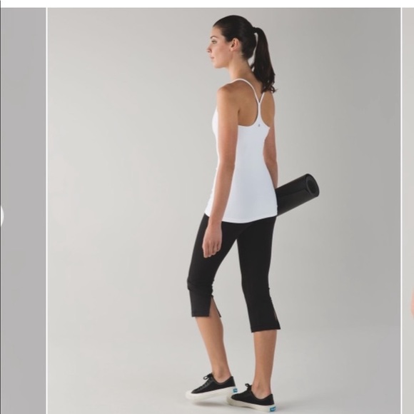 Lululemon Gather and Crow Crop Pants Black 6 - Picture 2 of 8